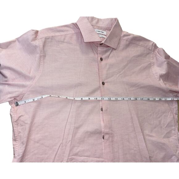 8 Calvin Klein Regular-Fit Non-Iron Dress Men's Shirt 32/33 Size /1 Slim Fit LOT - Picture 4 of 16